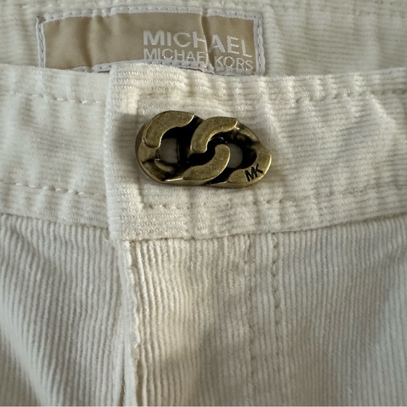 MICHAEL KORS Corduroy Jeans Size 4 Cream - Picture 5 of 15